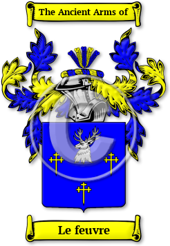 Le feuvre Family Crest Download (jpg) Legacy Series - 150 DPI